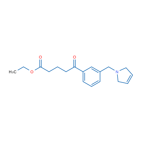 Ethyl 5-(3-((2,5-dihydro-1H-pyrrol-1-yl)methyl)phenyl)-5-oxopentanoate 1g
