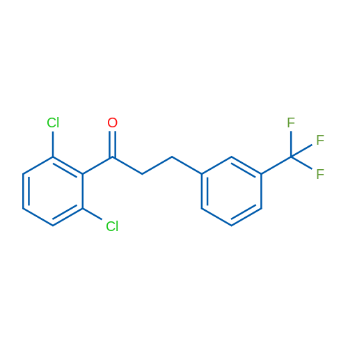 2',6'-Dichloro-3-(3-trifluoromethylphenyl)propiophenone 1g