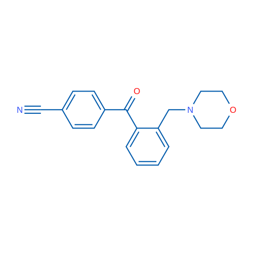 4'-Cyano-2-morpholinomethyl benzophenone 1g