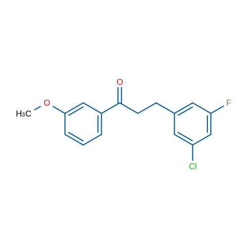 3-(3-Chloro-5-fluorophenyl)-3'-methoxypropiophenone 1g