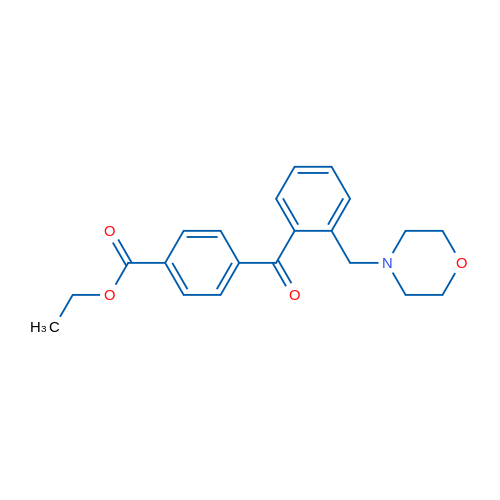 4'-Carboethoxy-2-morpholinomethyl benzophenone 1g