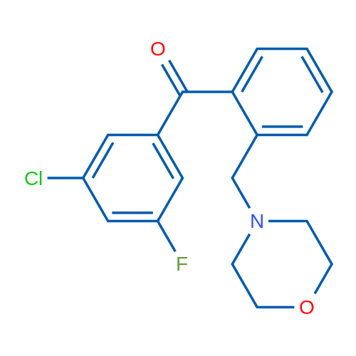 3'-Chloro-5'-fluoro-2-morpholinomethyl benzophenone 1g