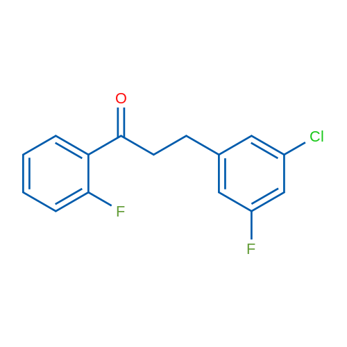 3-(3-Chloro-5-fluorophenyl)-2'-fluoropropiophenone 1g