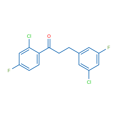 2'-Chloro-3-(3-chloro-5-fluorophenyl)-4'-fluoropropiophenone 1g