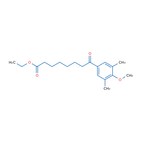 Ethyl 8-(3,5-dimethyl-4-methoxyphenyl)-8-oxooctanoate 1g