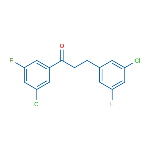 3'-Chloro-3-(3-chloro-5-fluorophenyl)-5'-fluoropropiophenone 1g