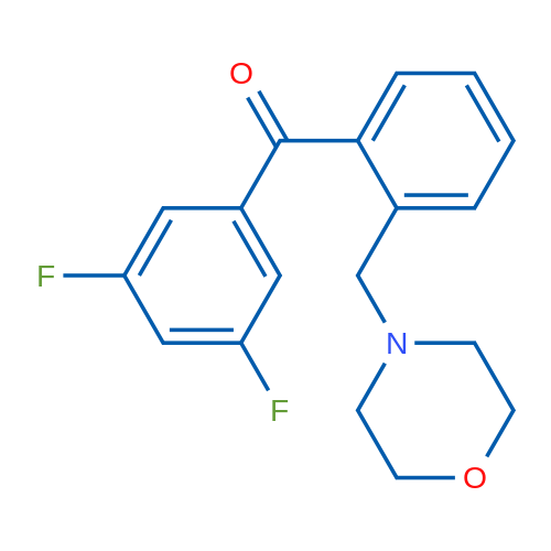 3',5'-Difluoro-2-morpholinomethyl benzophenone 1g