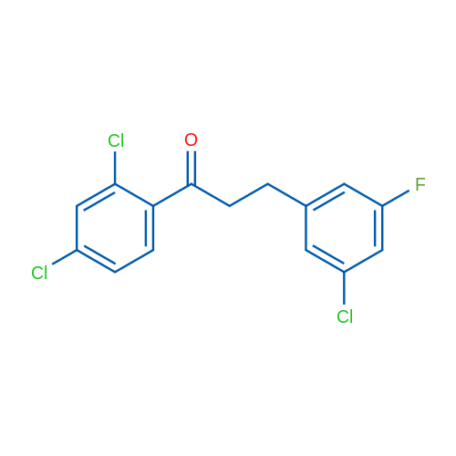 3-(3-Chloro-5-fluorophenyl)-2',4'-dichloropropiophenone 1g