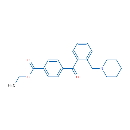 4'-Carboethoxy-2-piperidinomethyl benzophenone 1g