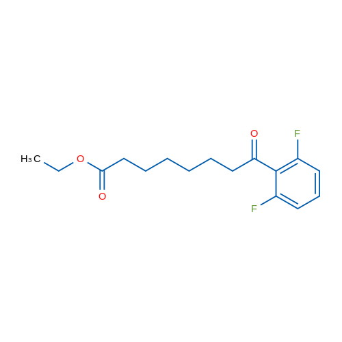 Ethyl 8-(2,6-difluorophenyl)-8-oxooctanoate 1g