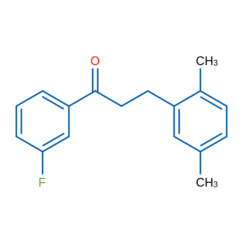 3-(2,5-Dimethylphenyl)-3'-fluoropropiophenone 1g