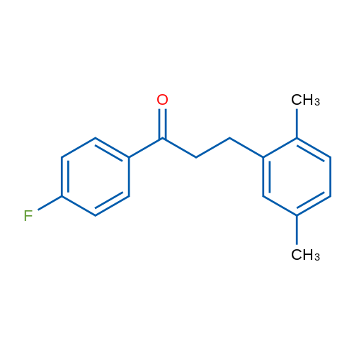 3-(2,5-Dimethylphenyl)-4'-fluoropropiophenone 1g