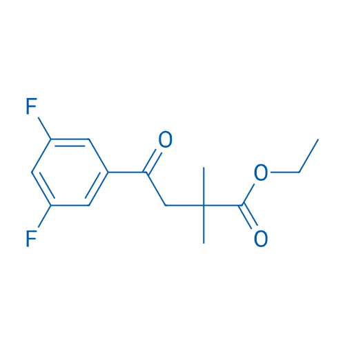 Ethyl 4-(3,5-difluorophenyl)-2,2-dimethyl-4-oxobutyrate 1g