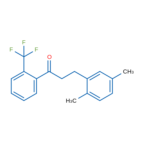 3-(2,5-Dimethylphenyl)-2'-trifluoromethylpropiophenone 1g