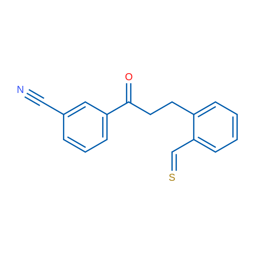 3'-Cyano-3-(2-thiomethylphenyl)propiophenone 1g