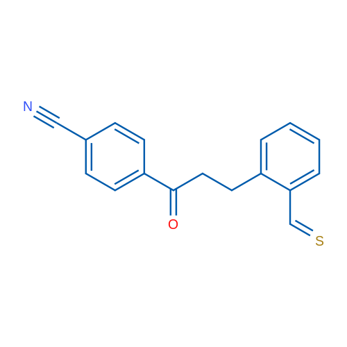 4'-Cyano-3-(2-thiomethylphenyl)propiophenone 1g