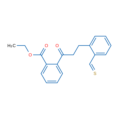 2'-Carboethoxy-3-(2-thiomethylphenyl)propiophenone 1g