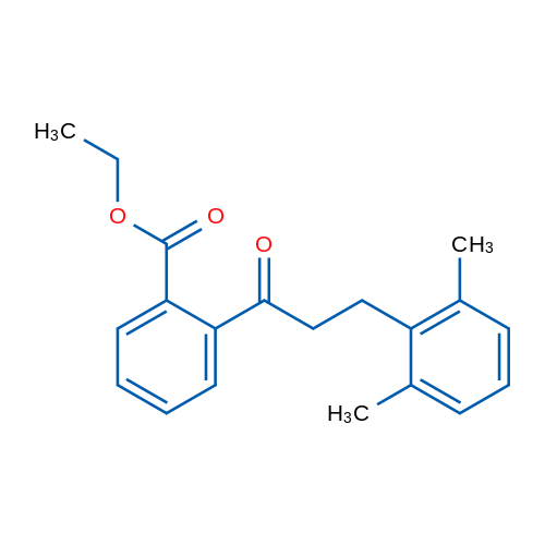 2'-Carboethoxy-3-(2,6-dimethylphenyl)propiophenone 1g