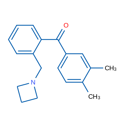 (2-(Azetidin-1-ylmethyl)phenyl)(3,4-dimethylphenyl)methanone 1g
