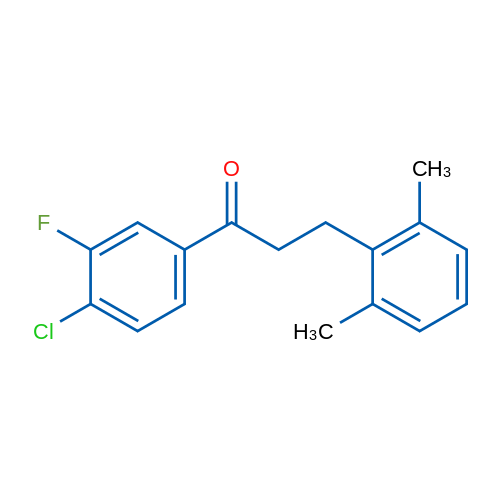 4'-Chloro-3-(2,6-dimethylphenyl)-3'-fluoropropiophenone 1g