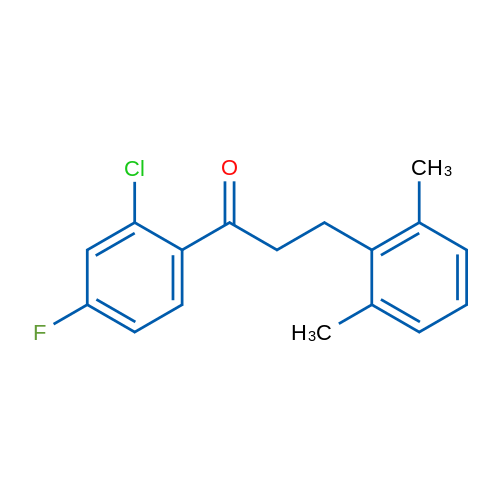 2'-Chloro-3-(2,6-dimethylphenyl)-4'-fluoropropiophenone 1g