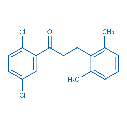 2',5'-Dichloro-3-(2,6-dimethylphenyl)propiophenone 1g