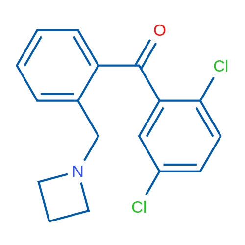 (2-(Azetidin-1-ylmethyl)phenyl)(2,5-dichlorophenyl)methanone 1g