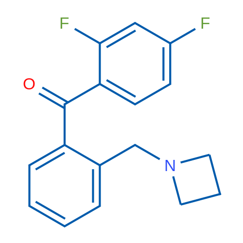 (2-(Azetidin-1-ylmethyl)phenyl)(2,4-difluorophenyl)methanone 1g