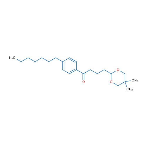 4-(5,5-Dimethyl-1,3-dioxan-2-yl)-4'-heptylbutyrophenone 1g