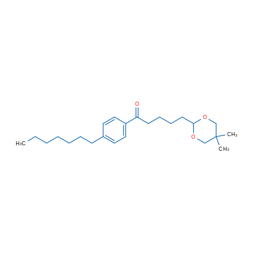 5-(5,5-Dimethyl-1,3-dioxan-2-yl)-4'-heptylvalerophenone 1g