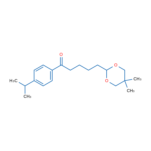 5-(5,5-Dimethyl-1,3-dioxan-2-yl)-4'-isopropylvalerophenone 1g