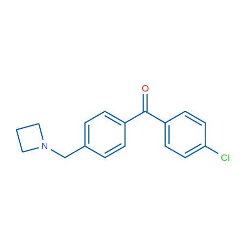 (4-(Azetidin-1-ylmethyl)phenyl)(4-chlorophenyl)methanone 1g