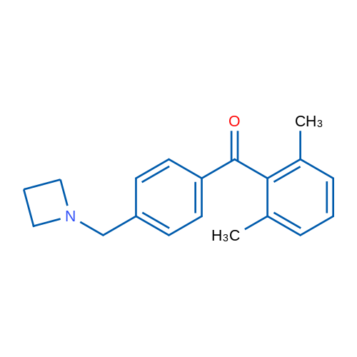 (4-(Azetidin-1-ylmethyl)phenyl)(2,6-dimethylphenyl)methanone 1g