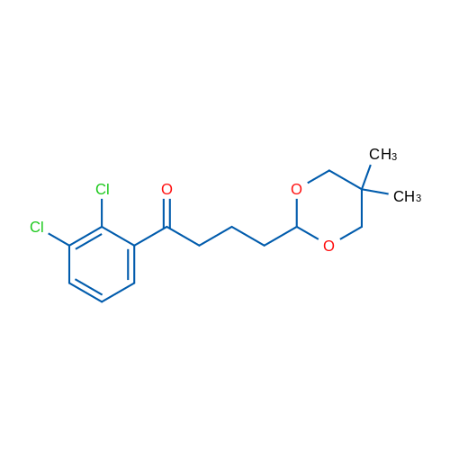 2',3'-Dichloro-4-(5,5-dimethyl-1,3-dioxan-2-yl)butyrophenone 1g
