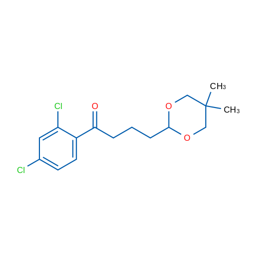 2',4'-Dichloro-4-(5,5-dimethyl-1,3-dioxan-2-yl)butyrophenone 1g