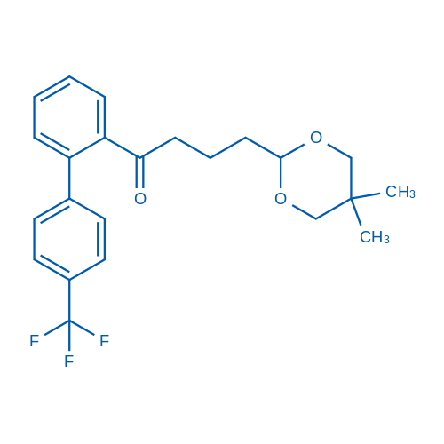 4-(5,5-Dimethyl-1,3-dioxan-2-yl)-2'-[(4-trifluoromethyl)phenyl]butyrophenone 1g