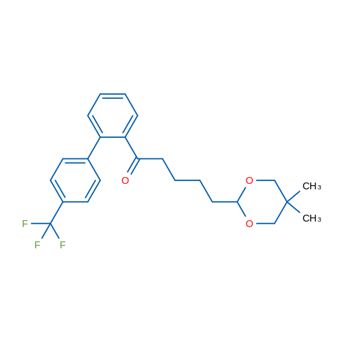 5-(5,5-Dimethyl-1,3-dioxan-2-yl)-2'-[(4-trifluoromethyl)phenyl]valerophenone 1g