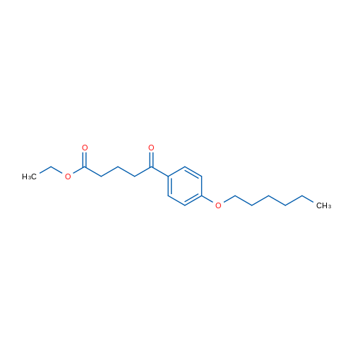 Ethyl 5-(4-hexyloxyphenyl)-5-oxovalerate 1g