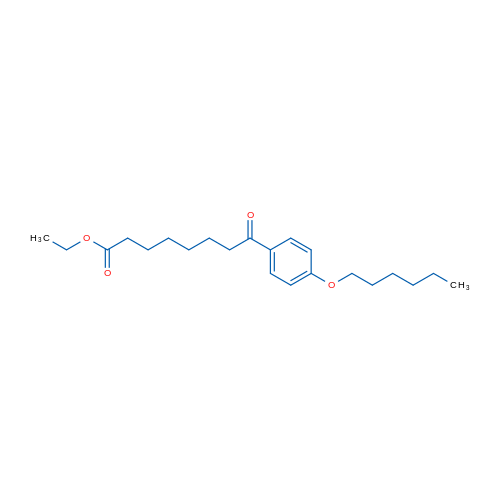 Ethyl 8-(4-hexyloxyphenyl)-8-oxooctanoate 1g