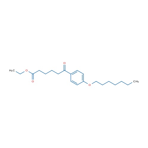 Ethyl 6-(4-heptyloxyphenyl)-6-oxohexanoate 1g