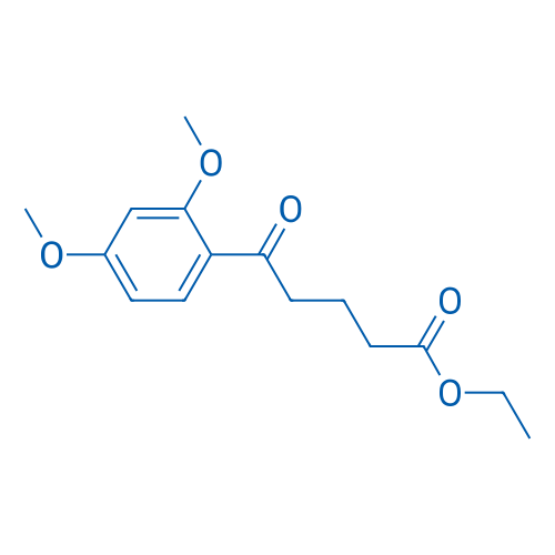 Ethyl 5-(2,4-dimethoxyphenyl)-5-oxovalerate 1g