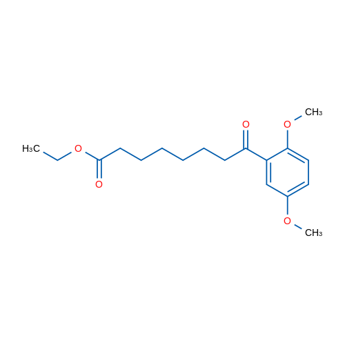 Ethyl 8-(2,5-dimethoxyphenyl)-8-oxooctanoate 1g