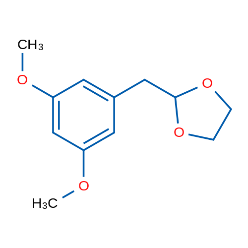 5-(1,3-Dioxolan-2-ylmethyl)-1,3-dimethoxybenzene 1g