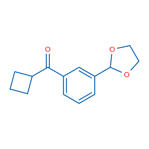 Cyclobutyl 3-(1,3-dioxolan-2-yl)phenyl ketone 1g