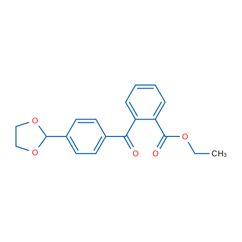 2-Carboethoxy-4'-(1,3-dioxolan-2-yl)benzophenone 1g