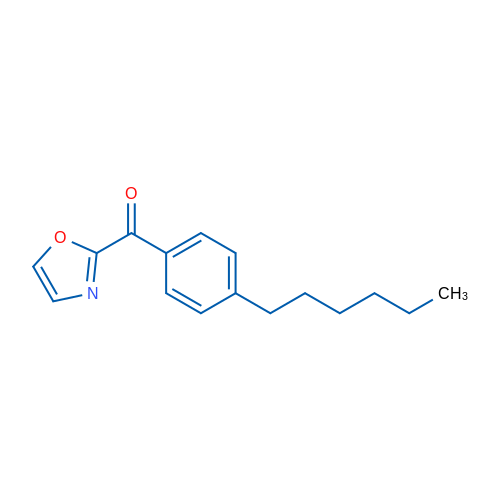 2-(4-Hexylbenzoyl)oxazole 1g