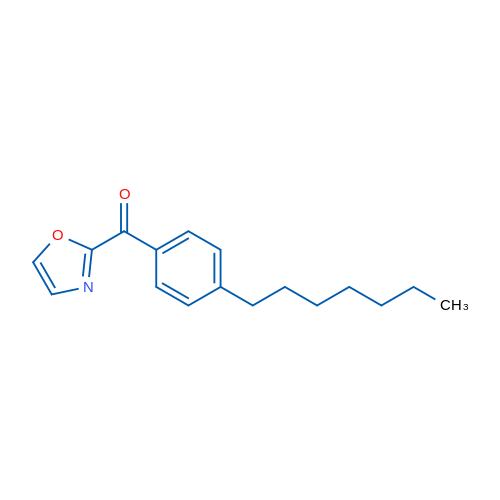 2-(4-Heptylbenzoyl)oxazole 1g