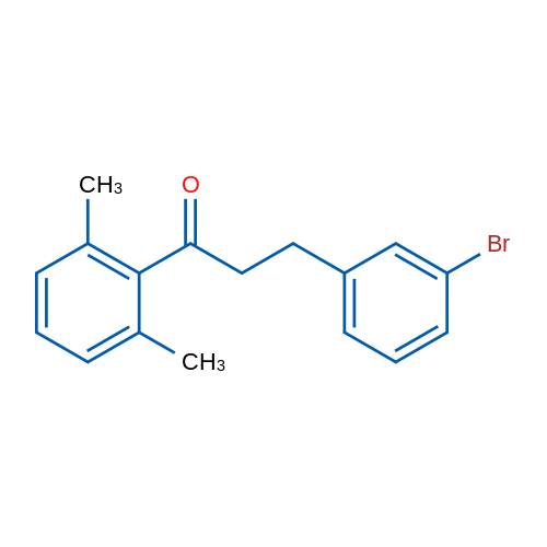 3-(3-Bromophenyl)-1-(2,6-dimethylphenyl)propan-1-one 1g