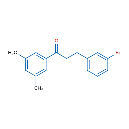 3-(3-Bromophenyl)-1-(3,5-dimethylphenyl)propan-1-one 1g