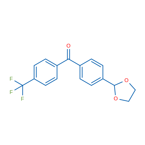 4-(1,3-Dioxolan-2-yl)-4'-trifluoromethylbenzophenone 1g